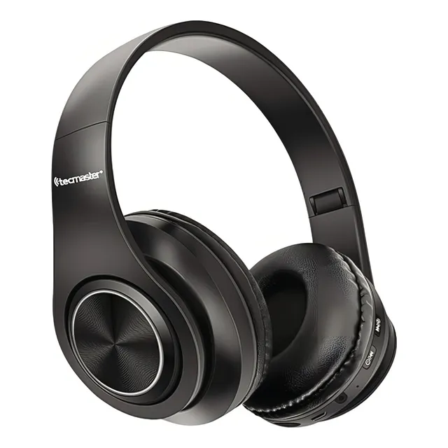 Audífonos Bluetooth Inalámbrico Surround Bass Recargable Rgb Color Negro