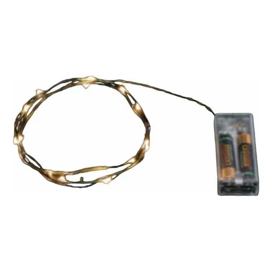 Micro Luces Led Hada Navidad Decoración Pilas Aa X2 Mtrs