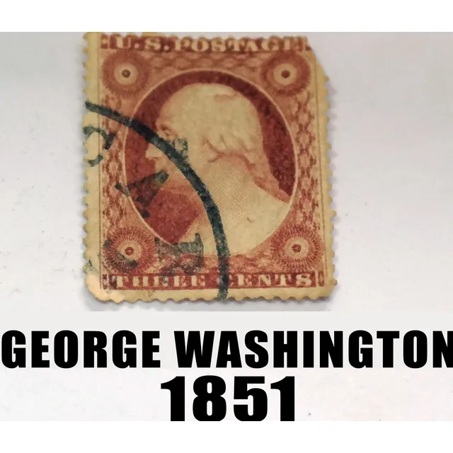 Lrbl. Estampilla George Washington Usada. Otras Venezolanas