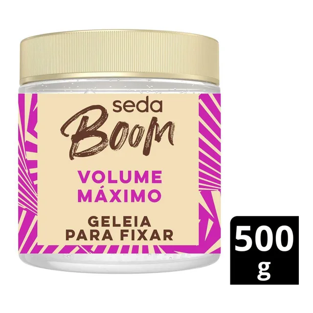 Geleia Seda Boom Volume Máximo 500g