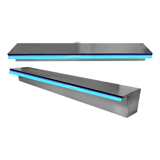 Cascada Para Piscina De 60cm Mocona Kit Led Wifi Control