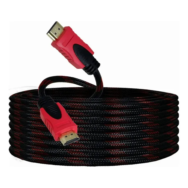 Cable Hdmi A Hdmi Largo Adaptador Tejido Uso Rudo 15 Metros