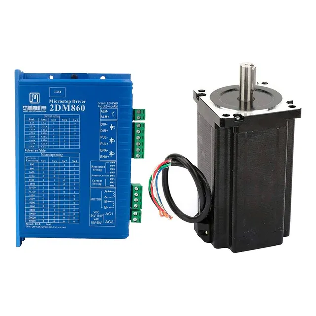 Nema 34 Motor A Pasos 86hs156 122kg/cm + Driver 8.4a 2dm860