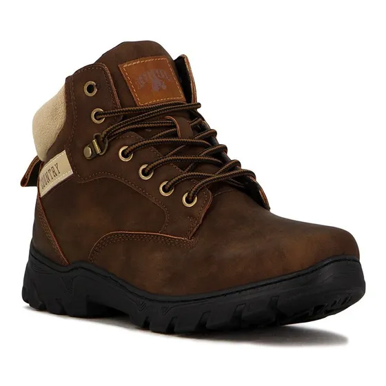 Country Bota De Dama Acordonada - Marron