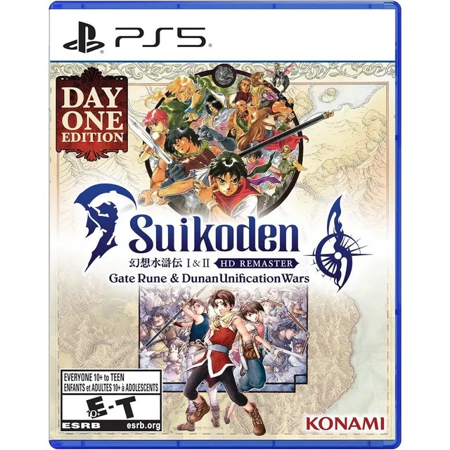 Soporte físico para PS5 de Suikoden I & Ii Hd Remaster Day One Edition