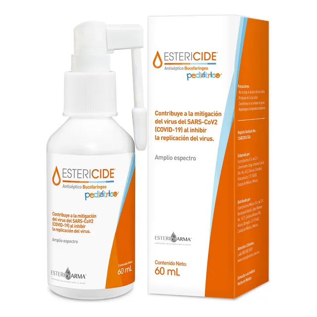 Estericide Bucofaríngeo Pediátrico Solución Frasco De 60ml