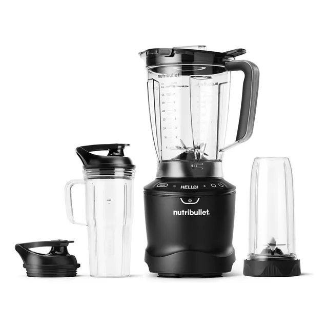 Licuadora Nutribullet Smart Sense 1400 W Vaso De Tritan Color Negro