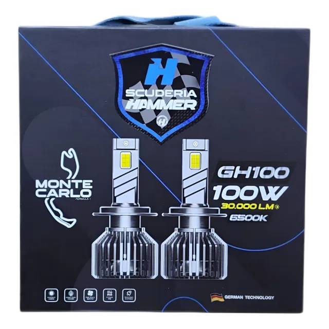 Luces Led Hammer H3 30.000 Lumenes 100 Watts Gh100