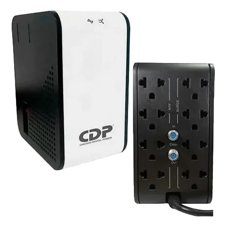 Regulador De Voltaje 1000va 500w Cdp 8 Tomas Pc - Tv - Tlf