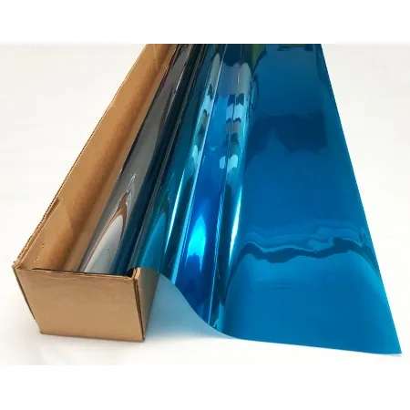 Papel Ahumado Azul Tipo Espejo 1.50x1.00