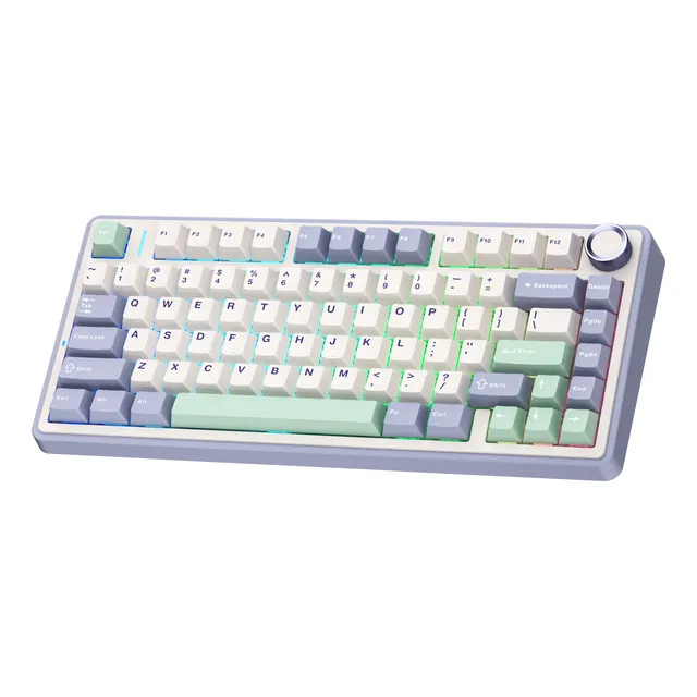 Teclado Mecánico Inalámbrico Aula F75 75% Gaming Premium Rgb