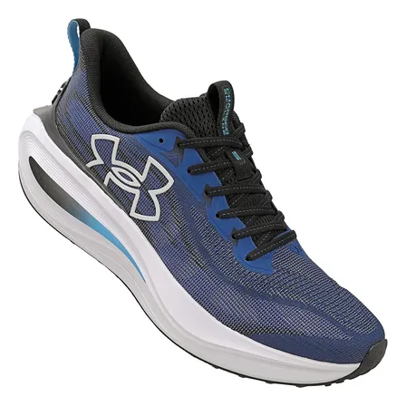 Tênis Under Armour Charged Skyline 5 Academia Azul Royal/branco Lisa 41