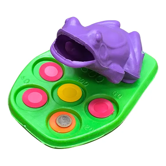 Juego Tiro A La Rana Juego Típico Rana Chilena, Plástico