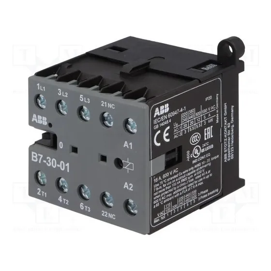 Gjl1311001r8010  Minicontactor Abb 220-240v B7-30-01-80