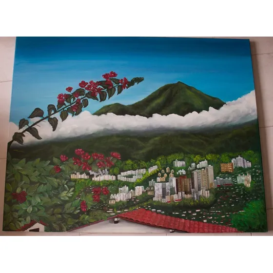 Cuadro Oleo 80 X 1.00 - Artista Mirian Flores Calles