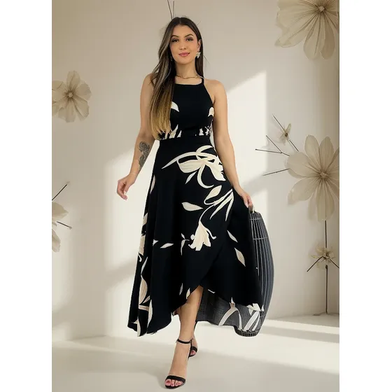 Conjunto Cropped  E Saia Midi Envelope De Amarrar Casual