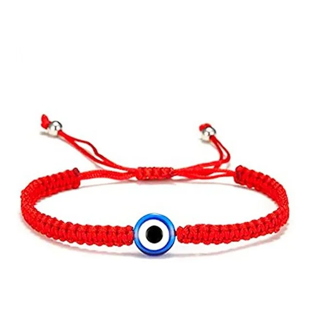 Pulsera Rojo Amuleto Protección Mal De Ojo Turco Nazar  D937