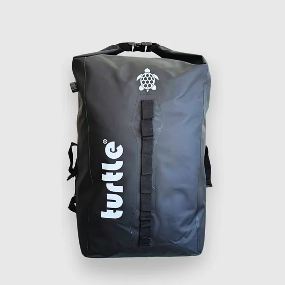 Mochila Seca Turtle Outdoor Journey Jet 50l Impermeable Ttm Color Black Diseño de la tela Lisa