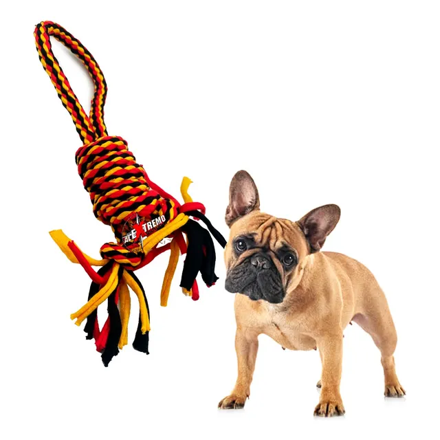 Juguete Perro Cuerda Soga Mascota Ansiedad Higiene Bucal 