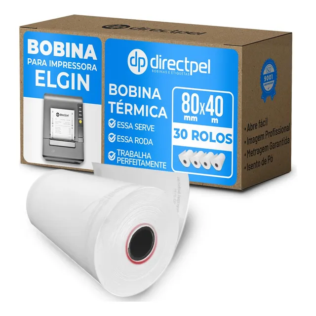 Directpel Bobina Impressora Térmica Elgin I9 Full Usb, Seria