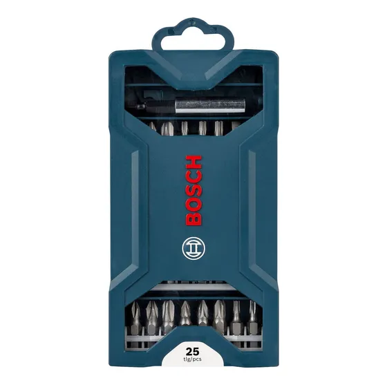 Set de Puntas para atornillar Bosch Mini X-Line con 25 und.