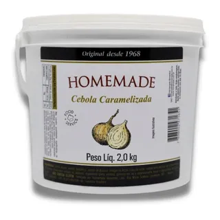 Geleia Cebola Caramelizada Homemade Balde 2kg Food Service Geleia Cebola Caramelizada Homemade Balde 2kg Food Service