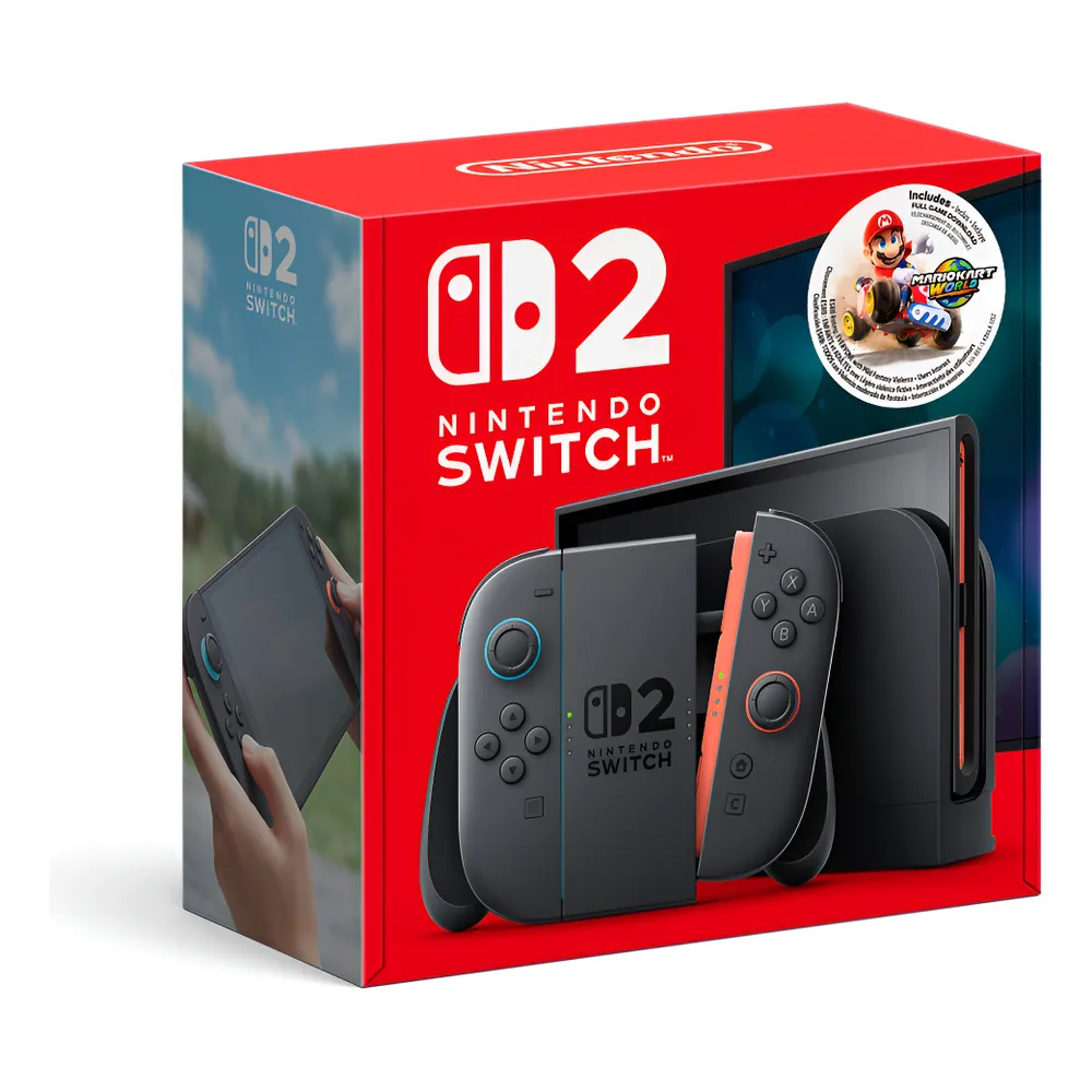 Nintendo Switch 2 + Mario Kart World Bundle Latam Negro