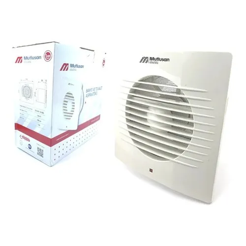 Extractor De Aire Para Baño 150 Mm Silencioso Con Mosquitero Color Blanco