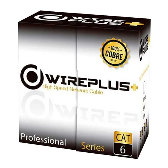 Cable Utp Cat6 100% Cobre 100 Mts Bobina Red Internet