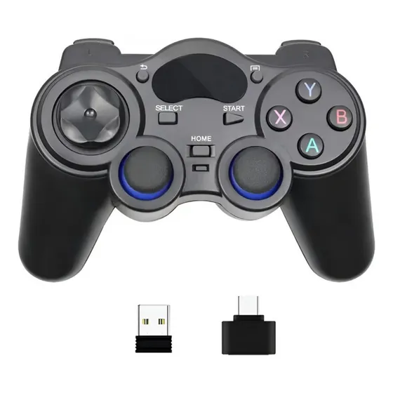 Joystick Control Inalámbrico 2.4 Mando Pc Celular Usb/tipo C