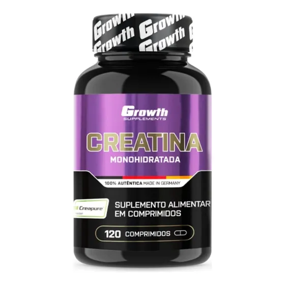 Creatina Growth 120 Comprimidos Original Creapure