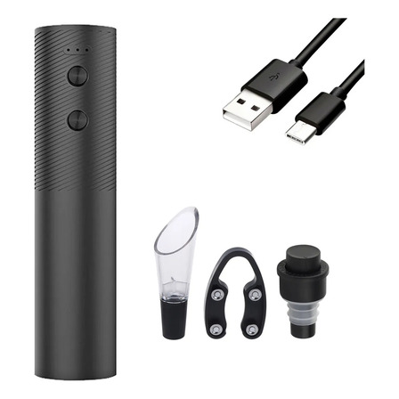 Sacacorchos Eléctrico Recargable Usb Abridor De Vinos Sacacorchos Eléctrico Recargable Usb Abridor De Vinos