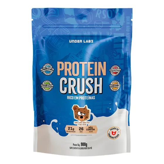 Protein Crush 900g Under Labz 100% Whey Protein Coenzima Q10