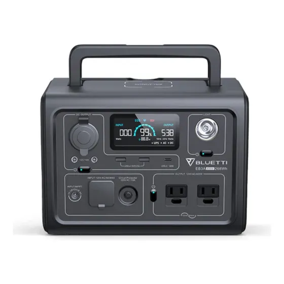 Estación De Energía Portátil Bluetti Eb3a | 600 W 268 Wh