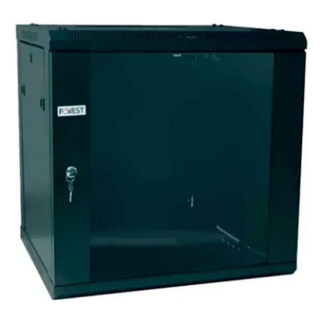 Gabinete Rack De Pared Cerrado Powest 9ur 60x50x50cm