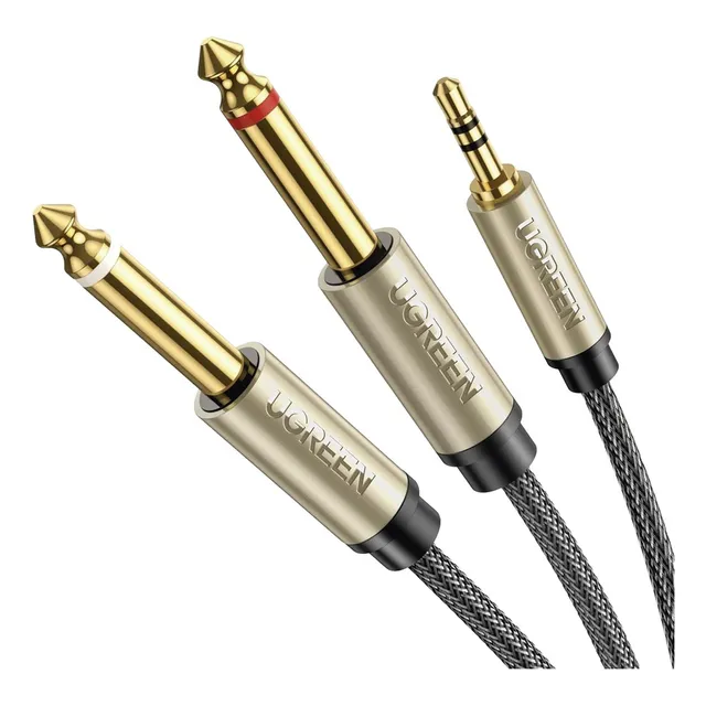 Cable Audio 3.5mm/6.35mm Transferencia Audio Sin Pérdidas 5m