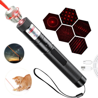 Linterna De Luz Rojo, Portátil Recargable De Luz Con 5 Linterna De Luz Rojo, Portátil Recargable De Luz Con 5