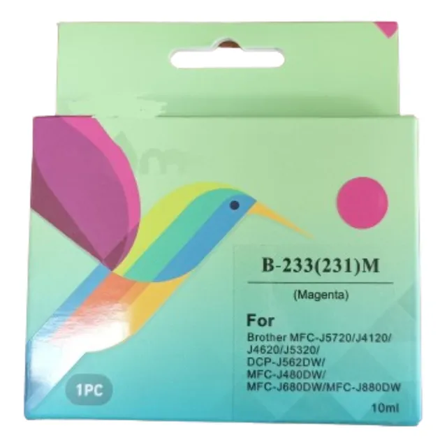 Cartucho De Tinta Magenta Wam B-233