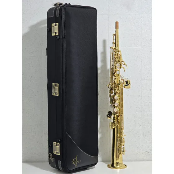 Sax Soprano Yanagisawa Wo1 Dourado Japão Usado Ref: 449