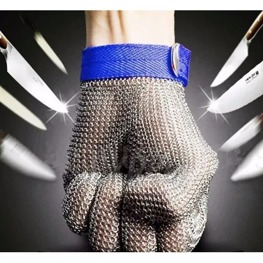 Guantes De Proteccion Seguridad Acero Inoxidable Carnicero