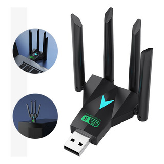 Antena Wifi Usb3.0 De 1300mbps Receptor 2.4g/5g Banda Dual Antena Wifi Usb3.0 De 1300mbps Receptor 2.4g/5g Banda Dual