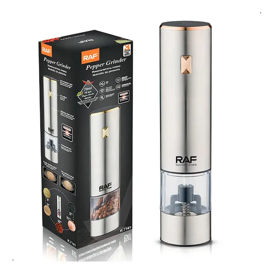 Molinillo De Pimienta Raf Modelo R7141 10w 70 Ml Duradero Plateado | Cuotas sin interés