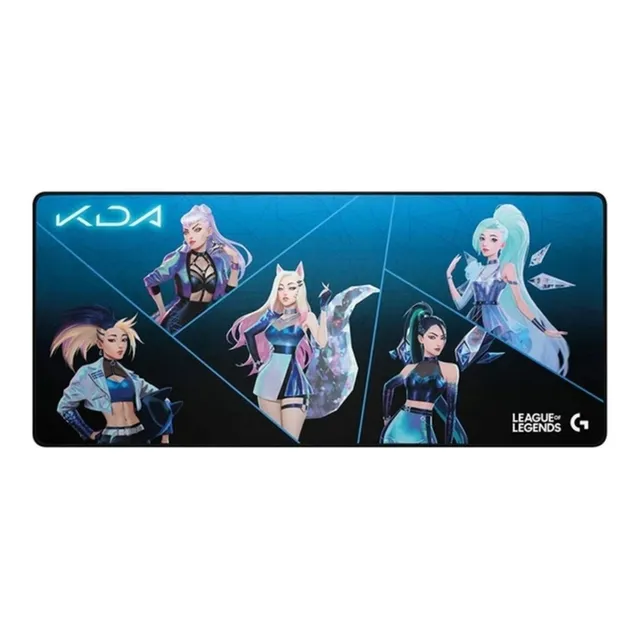 Logitech G840 Xl Gaming Mouse Pad Edición K/da Color Negro Diseño impreso Overwatch