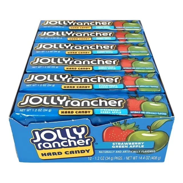 Jolly Rancher / Caramelo Macizo /sabor Frutales Cont. 12 Pzs