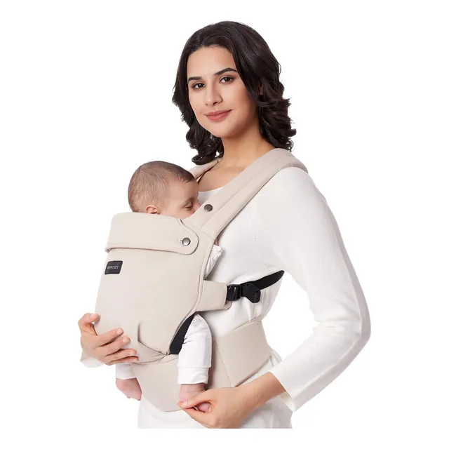 Momcozy Cangurera Ergonómica Para Bebé Portabebé Bc001 Color Blanco
