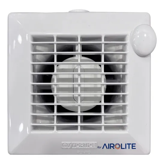 Extractor Airolite Punto M 100 12v Color Blanco