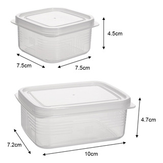 Caja De Conservación Fresca Para Recipientes De Cocina, 2 Un Caja De Conservación Fresca Para Recipientes De Cocina, 2 Un