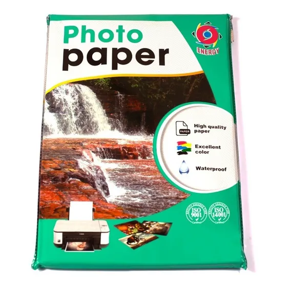 Papel Foto Glossy Doble Faz 260 Grs. A4 50 Hojas