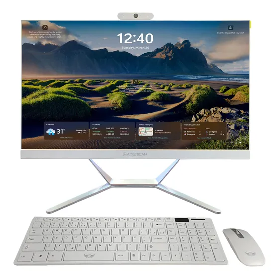 Computador All In One Intel I5 8gb Ssd 480gb Branco