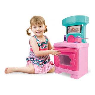 Fogão E Pia Infantil Sonho De Menina Sweet Fantasy Cardoso Cor Rosa Fogão E Pia Infantil Sonho De Menina Sweet Fantasy Cardoso Cor Rosa